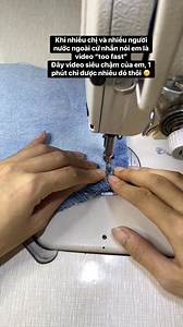 Video “slow” của em đây ạ 😁 #jean #handmade | Hoàng An Nhiên