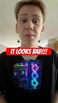 Stop using rainbow RGB. It looks awful.