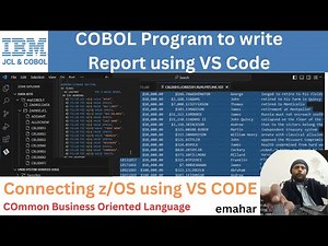 Creating Report using Visual Studio Code | COBOL
