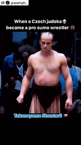 688K views · 8.6K reactions | Pavel Bojar aka Takanoyama Shuntarō was the first Czech man to become a professional sumo wrestler in Japan. His shikona, or ring name, translates to "Noble Mountain." (Via @loveofjiujitsu) . . . . . #martialarts #grappling #fighter #mixedmartialarts #jiujitsu #muaythai #muaythaifighter #wrestling #brazilianjiujitsu #bjj #striking #MMA #boxing #sumo #judo #judoka | Dojo Muscle | Facebook