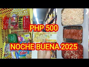 KASYA BA❓️ Trending 500 Noche Buena Family Budget