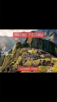 Machu Picchu - Sacred architecture in the high Andes