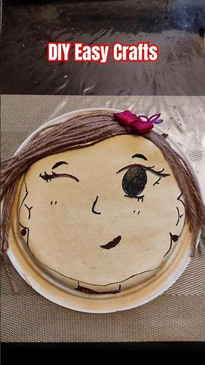 DIY Paper Plate Girl Face | Easy Crafts by Joanna #diy #kidscrafts