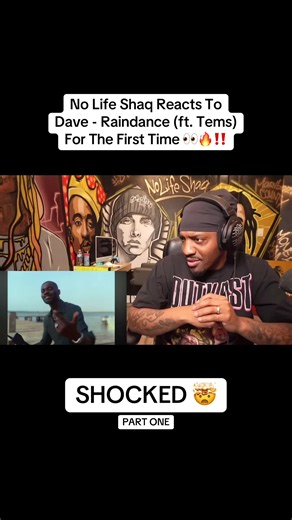 No Life Shaq Reacts To Dave - Raindance (ft. Tems) For The First Time 👀🔥‼️ #dave #tems #nolifeshaq #react #fyp