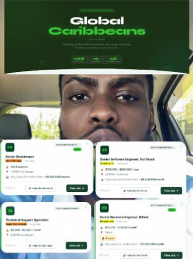 globalcaribbeans.com is officially live. This is the first remote job board built specifically for Caribbean professionals who want to work remotely for US-based companies. It took a lot of sleepless nights, and a whole lot of