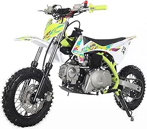 X-PRO X11 110cc Dirt Bike Gas Dirt Bike Pit Bikes Youth Dirt Pitbike with Automatic Transmission, Electric Start,10"/10" Tires!
