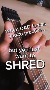 When your DAD forces you to practice BOOGIES but you just want to SHRED… 🤣 Don’t play for anyone else but yourself ❤️👊 / @kristoferdahl1 #headlessguitar #boogiewoogie #rocknroll #boogierock #rockguitar #rhythmguitar #electricguitar #riff #shredguitar | GMC Guitar Lessons