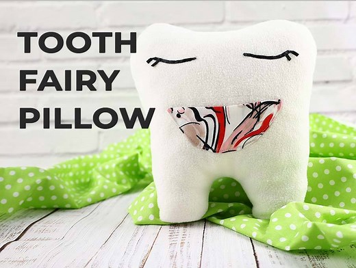 DIY Tooth Fairy Pillow Pattern | Tutorial And Video ⋆ Hello Sewing