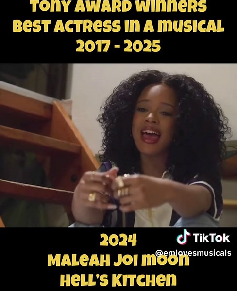 Tony award winners for best actress in a musical: 2017 - 2025 🏆 #tonyawards #thetonyawards #broadway #musicaltheatre #bestactress #bettemidler #hellodolly #katrinalenk #thebandsvisit #stephaniejblock #thechershow #adriennewarren #tina #joaquinakalukango #paradisesquare #victoriaclark #kimberlyakimbo #maleahjoimoon #hellskitchen #nicolesherzinger #sunsetboulevard