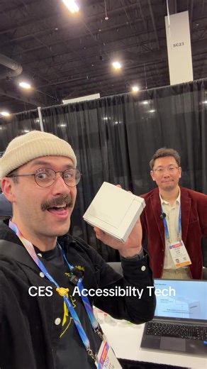Now THIS is the tech I’m here for #ces #accessibility #tech