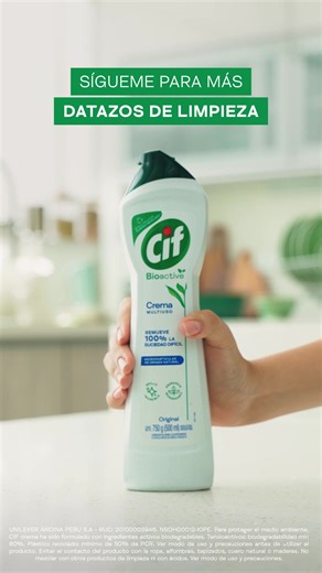 CIF CREMA: Limpieza Milagrosa para Acero Inoxidable