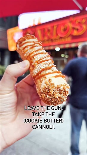 Cookie Butter Cannoli. An offer you cant refuse. 🤌 | Carlo's Bakery
