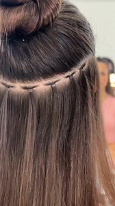 Let's talk Hybrid Wefts👇They are the best of #handtied and #machinewefts:✨ Same thin, lightweight seam as a hand tied weft ✨ Can be cut without unraveling like a machine weft ✨ Premium price point with fast application Not to mention, they feature: 🤎 50% thinner band compared to hairtalk® Machine Weft 🤎 Top three highest grams per weft on the market 🤎 Five exclusive shades, including three dimensional Piano Blends 🤎 Available in 17”, 21”, and 25” lengths and 36" widthIf you haven't already,