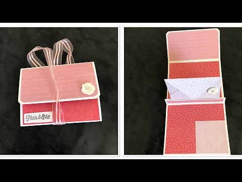 tuto carte cadeau (surprise)super simple / 100% action