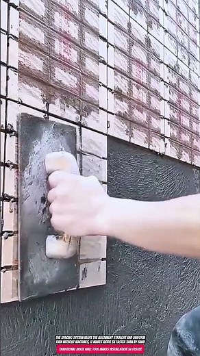 Traditional Brick Wall Tool Makes Installation 3x Faster