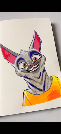 Drawing Hannah from the GOAT Movie