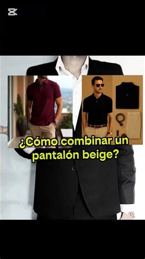 ¿Cómo combinar pantalones de color beige?
