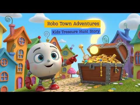 Robo Town Adventures | Kids Treasure Hunt Story | Fun Learning Cartoon for Children