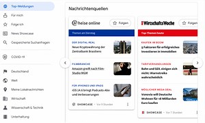 Google News Showcase nun auch am Desktop verfügbar