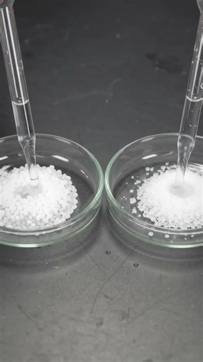 Water-Absorbing Polymer vs Ordinary Salt