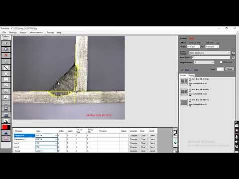 Weld Penetration Measurement