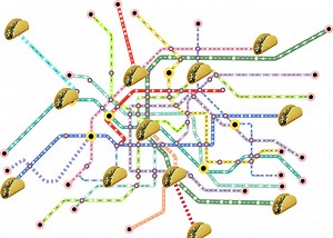 This Bay Area Taco Bell Transit Map Looks Way Better than BART