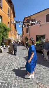 Do’s & Dont’s in Italy..😎🇮🇹(Italian.passion/tiktok) | Italian Craves