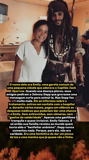 Um gesto que Depp escondeu até mesmo da imprensa