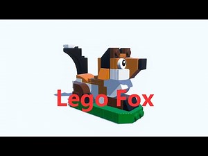 How to build a Lego Fox? Step by step instructions 怎样用乐高积木拼搭一只狐狸？