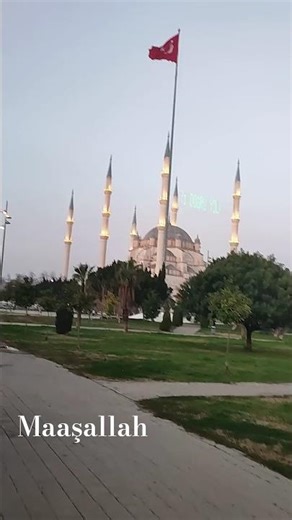 THE GRAND SABANCI MOSQUE IN ADANA OFFERS A MAGNIFICENT VIEW, I DON'T KNOW WHO WOULDN'T LIKE IT! #...