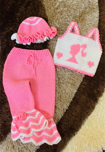 Ensemble de Crochet Inspiré par Barbie