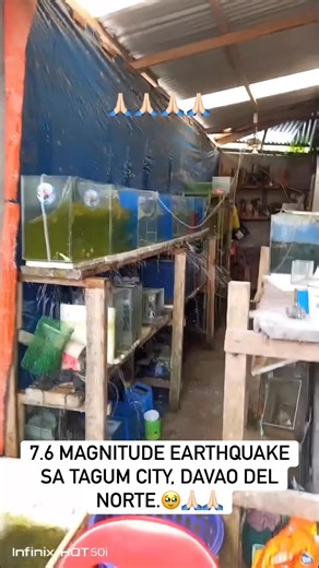 7.6 MAGNITUDE EARTHQUAKE SA TAGUM CITY, DAVAO DEL NORTE.🥹🙏🏻🙏🏻 ctto #davaoearthquake | Doxy Cheong