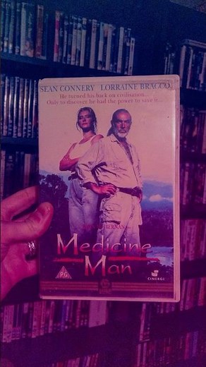Medicine Man (1992) VHS Sean Connery Lorraine Bracco | Who remembers this one? #seanconnery #vhs