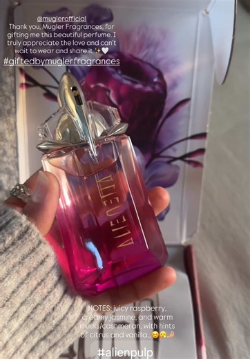 Thank you, Mugler Fragrances, for gifting me this beautiful perfume. I truly appreciate the love and can’t wait to wear and share it ✨🤍 @Mugler #giftedbymuglerfragrances #creatorsearchinsights #Mugler #MuglerFragrances #FragranceLover