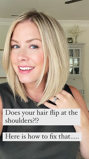 Kate Bryan on Instagram: "Don’t overcorrect by curling the hair under 🙅🏼‍♀️ #hairtip #hairtutorial"