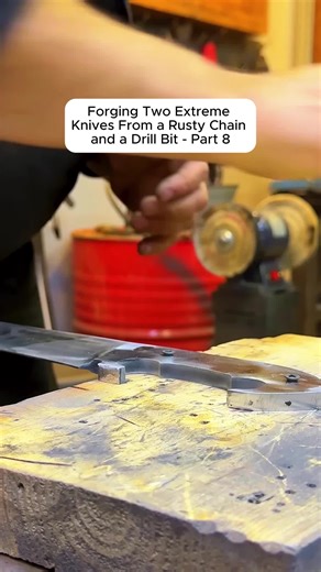 Creating Unique Knives from Rusty Metal Parts