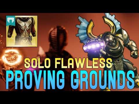 Solo Flawless Proven Grounds | Solar Warlock Fusion Build! Destiny 2 Renegades