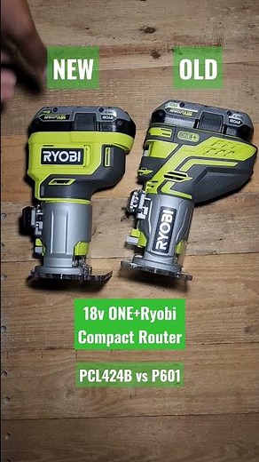 Old RYOBI Compact Router vs #NEW #RYOBI Compact #Router
