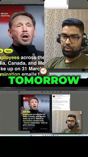 30,000 Jobs Gone?! ‪@Oracle‬ AI Move Explained 😳