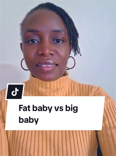Replying to @dr.vyehu There is a difference between a fat baby and a big baby. Growing fat is not growing in weight. #babygrowth #babydevelopment #weight #nutrition #fypageシ
