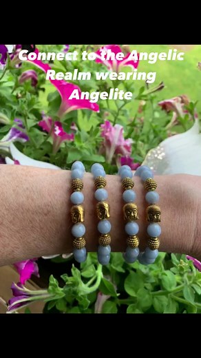 Angelite, A powerful crystal to connect with the angelic realm. #angelite #angelitestone #angelwings #angelichealing www.heavenlyhollowdist.com | Heavenly Hollow