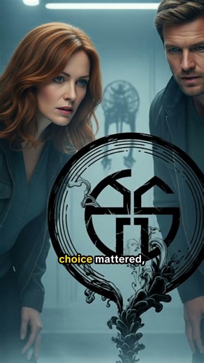 Arrival's alien writing felt truly unknown 😱 #Arrival #MovieFacts #SciFi Hand-drawn ink logogram...