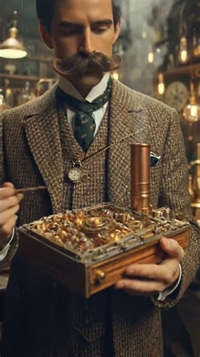 The iPhone was invented in 1888? why were the blueprints erased?🕰️ #Shorts #Steampunk #viral