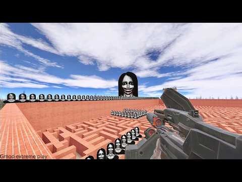 The Giant Maze Challenge | Garry's Mod Long Gameplay | Gmod Extreme Play
