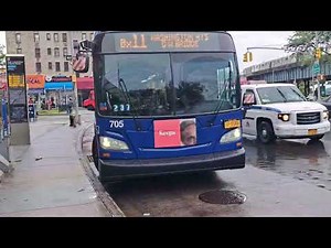 MTA: Bus action at Parkchester (BX11 to Parkchester 6/26/2022)