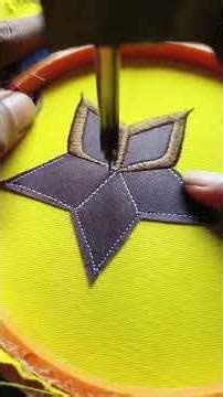 #embroidery sewing 🧵🪡 selai machine art work