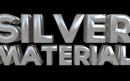 C4d教程：Cinema 4d制作金属银材质渲染教程 Create a Silver Material