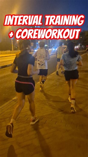Fitkada Interval training + Coreworkout #fitkadadxb #healthylifestyle #running
