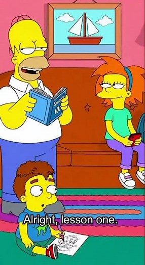 Homer's Spanish Lesson is a DISASTER! 😂 "Yo Soy Sandwiches"