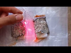 DIY Rechargeable Saltwater Battery | Copper & Aluminium Electrodes